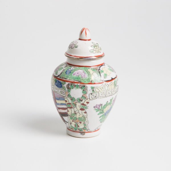 Potiche Em Porcelana Oriental - Imagem 7