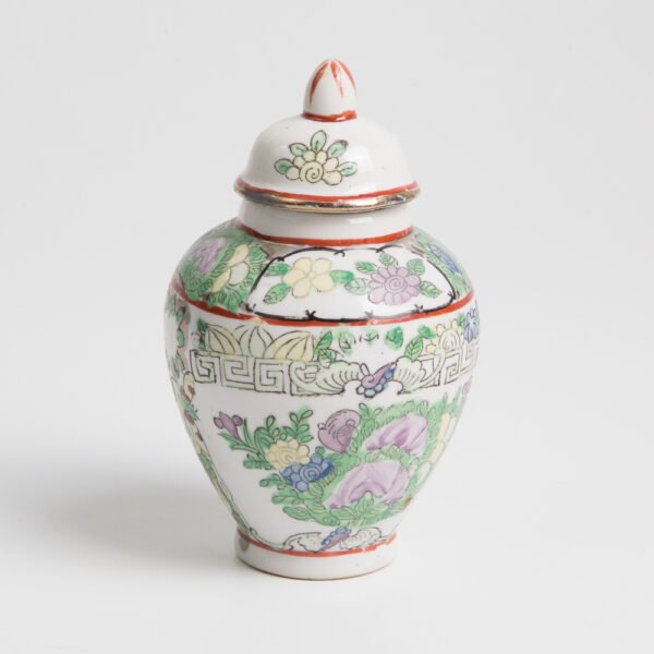 Potiche Em Porcelana Oriental - Imagem 2