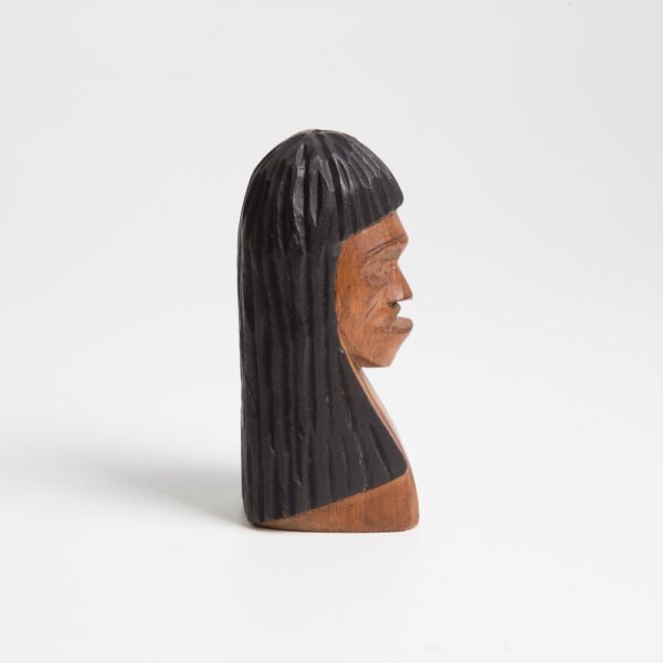Busto de Índio em Madeira - Imagem 4