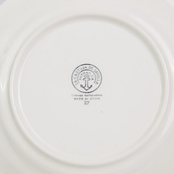 Prato Decorativo em Porcelana La Cartuja de Sevilla - Imagem 4