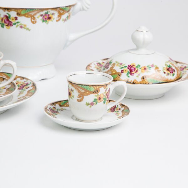 Conjunto para Chá e Cafezinho em Porcelana Real - Imagem 3