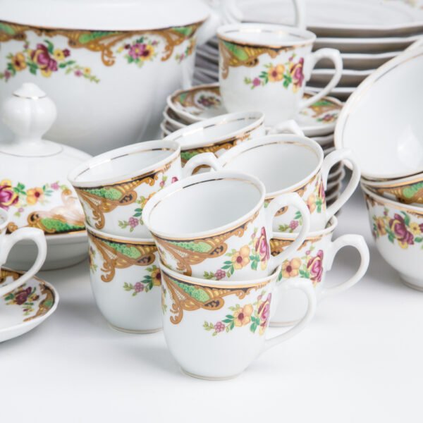 Conjunto para Chá e Cafezinho em Porcelana Real - Imagem 10