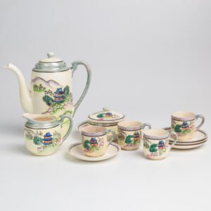 Conjunto para Cafezinho em Porcelana Japonesa Hachioji