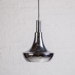 Lustre Pendente em Metal Cromado