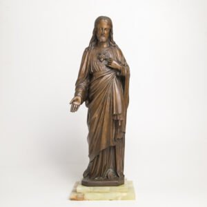 Escultura em Bronze - Sagrado Coração de Jesus
