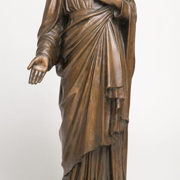 Escultura em Bronze - Sagrado Coração de Jesus - Imagem 4