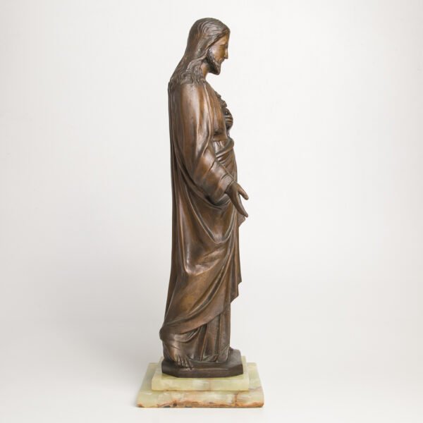 Escultura em Bronze - Sagrado Coração de Jesus - Imagem 13