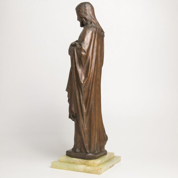 Escultura em Bronze - Sagrado Coração de Jesus - Imagem 16
