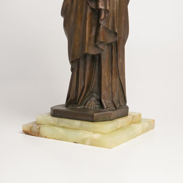 Escultura em Bronze - Sagrado Coração de Jesus - Imagem 7