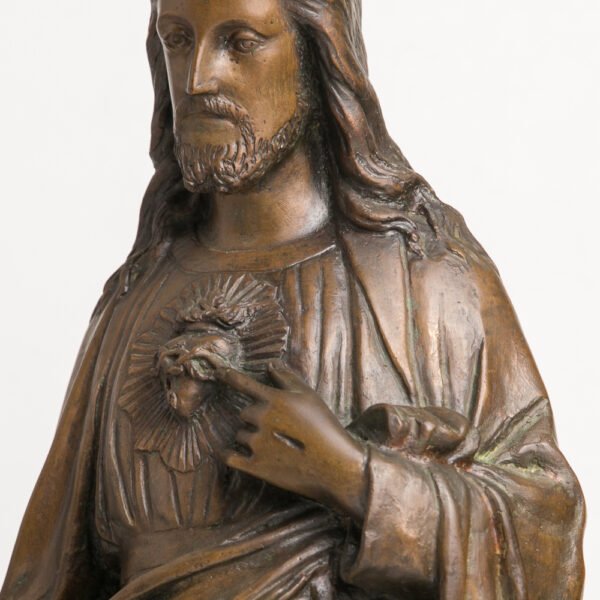 Escultura em Bronze - Sagrado Coração de Jesus - Imagem 11