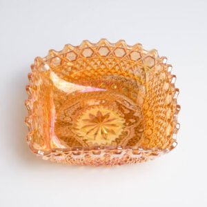 Centro de Mesa em Vidro - Carnival Glass