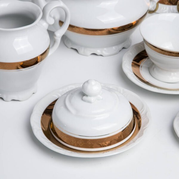 Conjunto para Servir Chá e Cafezinho em Porcelana - Schmidt - Imagem 4