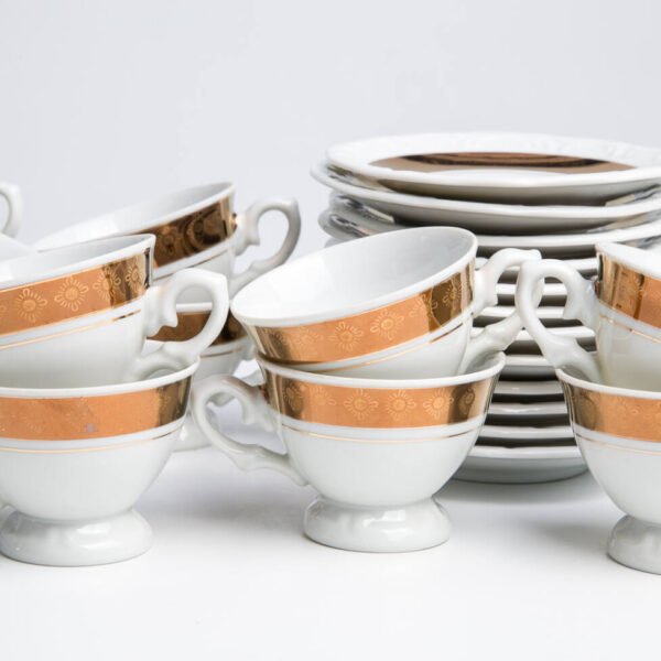 Conjunto para Servir Chá e Cafezinho em Porcelana - Schmidt - Imagem 16
