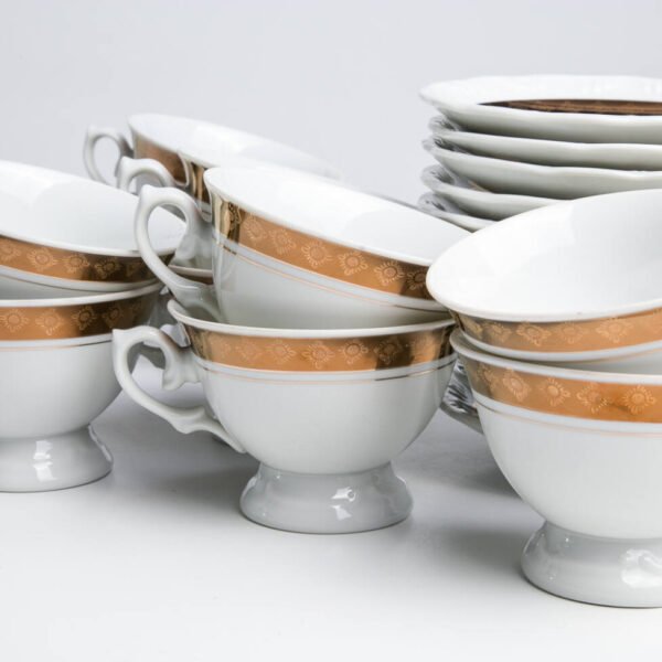 Conjunto para Servir Chá e Cafezinho em Porcelana - Schmidt - Imagem 19
