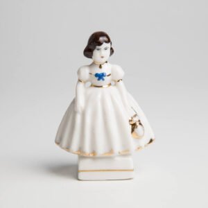 Bibelô em Porcelana - Menina de Vestido