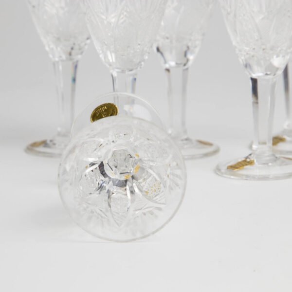 Conjunto de Cálices em Cristal - Hering - Imagem 5