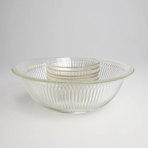 Conjunto para Sobremesa - Ribbed Glass